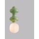 ΜΟΝΟΦΩΤΟ ΚΡΕΜΑΣΤΟ green ceramic&opal glass