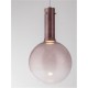 ΚΡΕΜΑΣΤΟ ΜΟΝΟΦΩΤΟ LED BROWN GLASS D:25cm