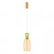 ΚΡΕΜΑΣΤΟ ΜΟΝΟΦΩΤΟ ΑΠΟ ΓΥΑΛΙ Light Green & Yellow Glass δD:15cm