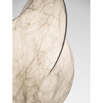 ΚΡΕΜΑΣΤΟ ΜΟΝΟΦΩΤΟ  D:53cm Sandy White Mulberry Silk & Acrylic