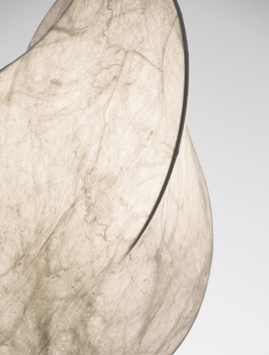 ΚΡΕΜΑΣΤΟ ΜΟΝΟΦΩΤΟ  D:53cm Sandy White Mulberry Silk & Acrylic