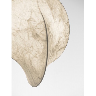 ΚΡΕΜΑΣΤΟ ΜΟΝΟΦΩΤΟ  D:62cm Sandy White Mulberry Silk & Acrylic