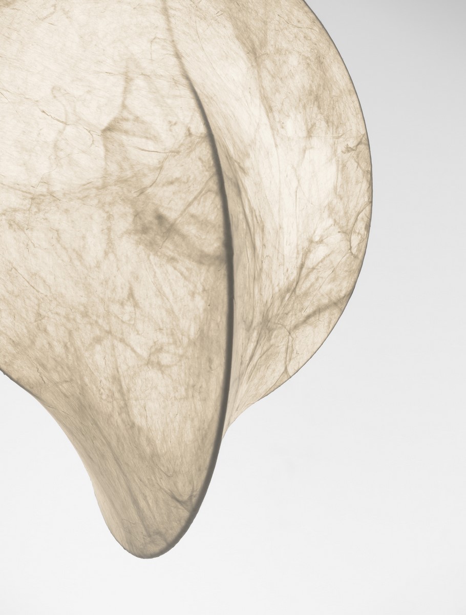 ΚΡΕΜΑΣΤΟ ΜΟΝΟΦΩΤΟ  D:62cm Sandy White Mulberry Silk & Acrylic
