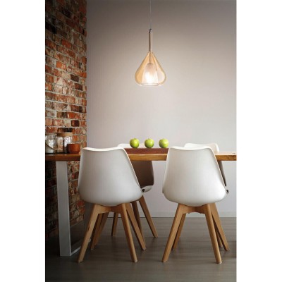ΚΡΕΜΑΣΤΟ ΜΟΝΟΦΩΤΟ D:20cm BOROSILICATE GLASS