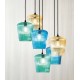 PENDANT SINGLE-LIGHT GLASS D16.8cm ITALY