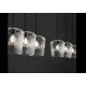 PENDANT SINGLE-LIGHT GLASS D16.8cm ITALY