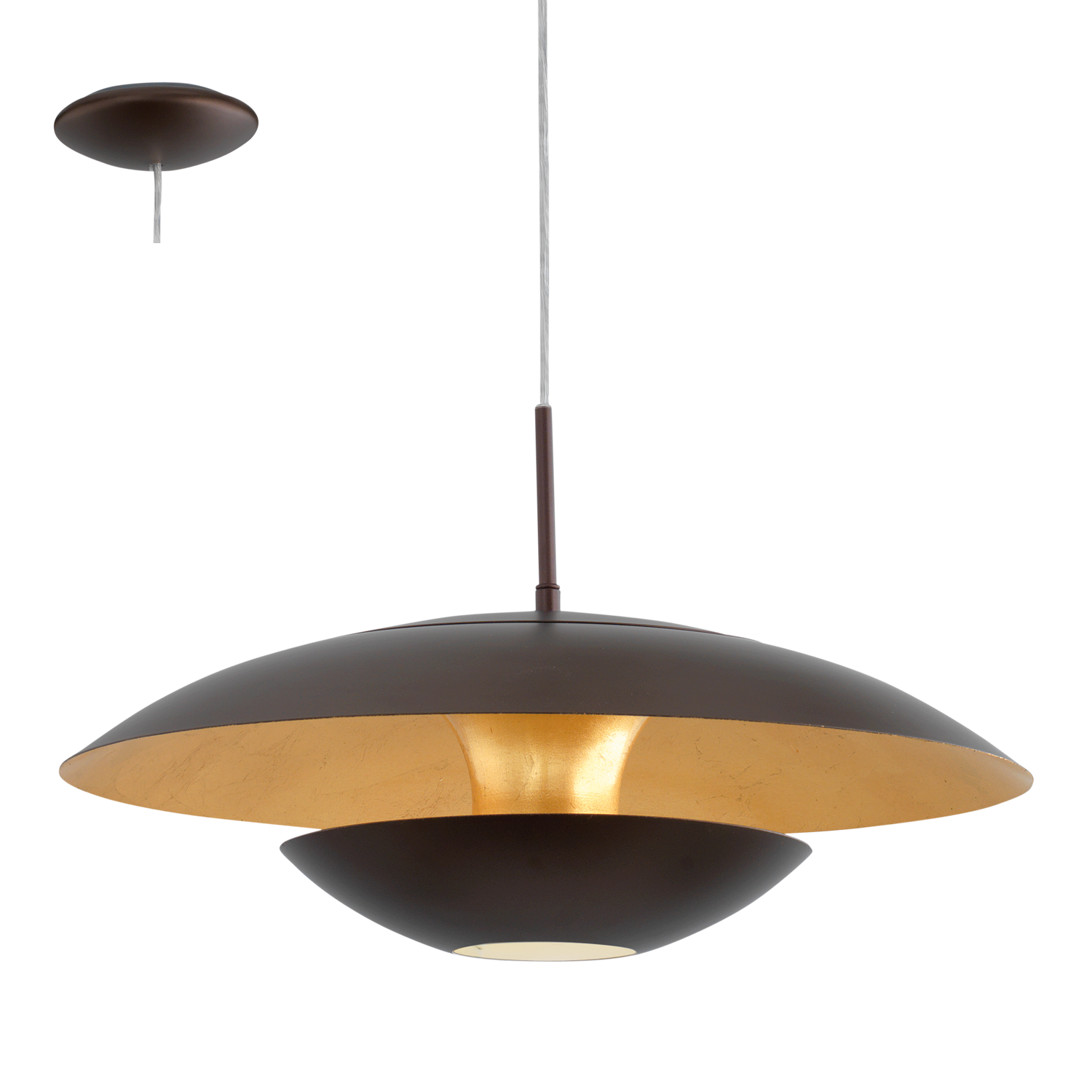 ΚΡΕΜΑΣΤΟ ΜΟΝΟΦΩΤΟ BROWN GOLD D 480 MM H 1100 MM