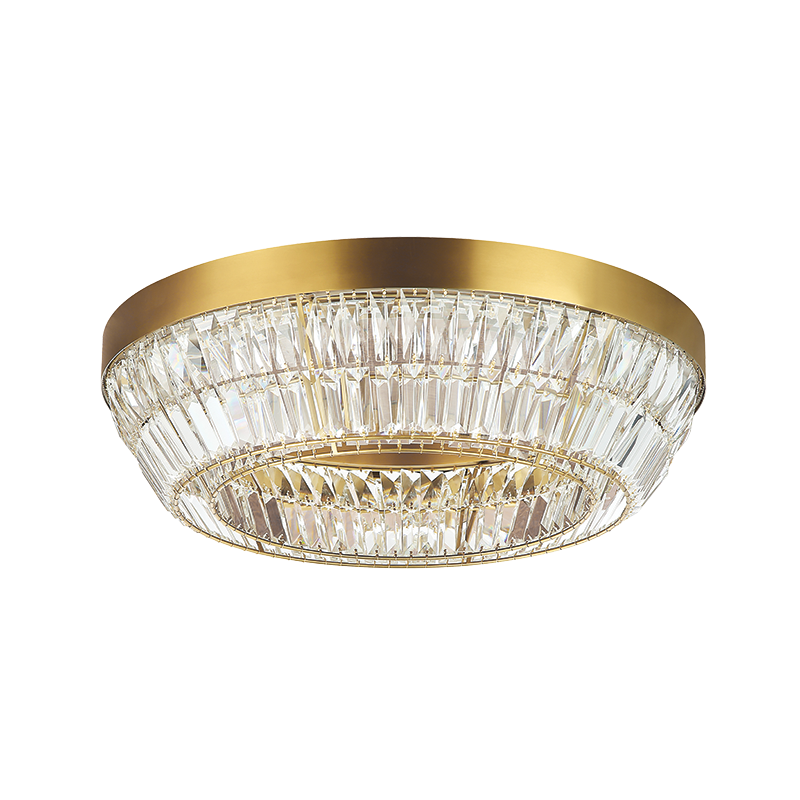 ΦΩΤΙΣΤΙΚΟ ΟΡΟΦΗΣ ANTIQUE BRASS&CRYSTAL D:60cm 