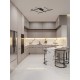 ΦΩΤΙΣΤΙΚΟ ΟΡΟΦΗΣ LED 63W Sandy Black Aluminium & Acrylic