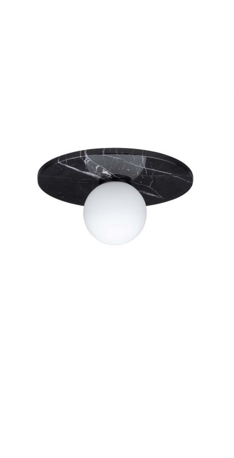 ΦΩΤΣΤΙΚΟ ΟΡΟΦΗΣ G9 Black Marble & Opal Glass