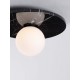 ΦΩΤΣΤΙΚΟ ΟΡΟΦΗΣ G9 Black Marble & Opal Glass