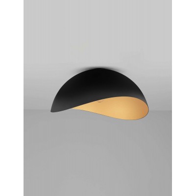 ΚΑΜΠΑΝΑ ΟΡΟΦΗΣ Sandy Black & Inner Gold Metal