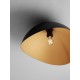 ΚΑΜΠΑΝΑ ΟΡΟΦΗΣ Sandy Black & Inner Gold Metal