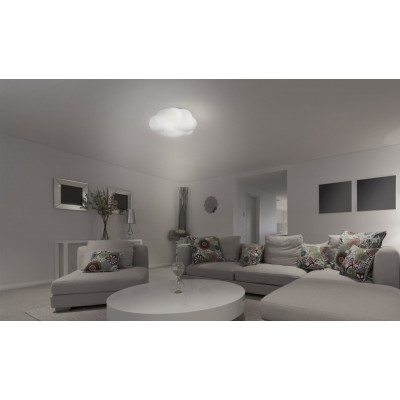 ceiling lamp in white glass D:50cm ITALY