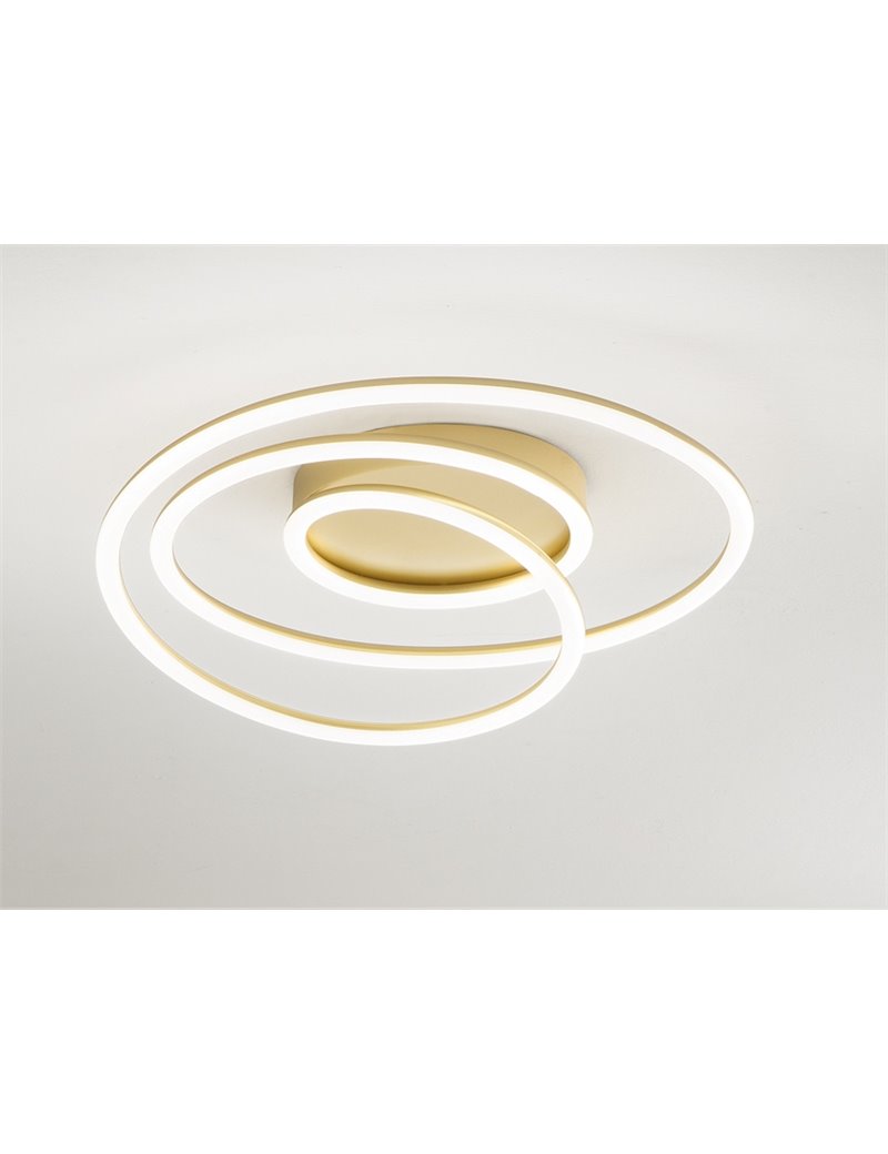 ΦΩΤΙΣΤΙΚΟ ΟΡΟΦΗΣ LED D:60cm BRUSHED GOLD