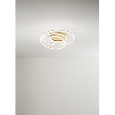 ΦΩΤΙΣΤΙΚΟ ΟΡΟΦΗΣ LED D:60cm BRUSHED GOLD