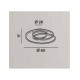 ΦΩΤΙΣΤΙΚΟ ΟΡΟΦΗΣ LED D:60cm BRUSHED GOLD