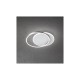 ΦΩΤΙΣΤΙΚΟ ΟΡΟΦΗΣ D:47,5cm TITANIUM GREY&WHITE MATT 43W