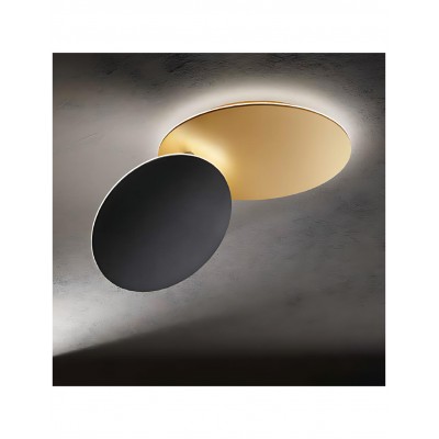 ΦΩΤΙΣΤΙΚΟ ΟΡΟΦΗΣ  LED D:50cm MATT GOLD&MATT BLACK