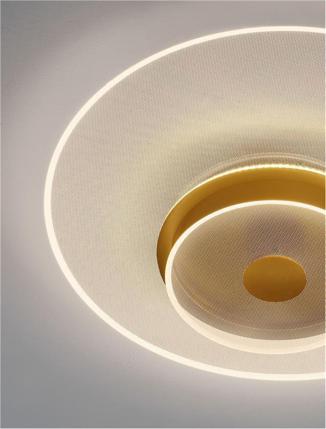 ΦΩΤΙΣΤΙΚΟ ΟΡΟΦΗΣ D:50cm ΑΚΡΥΛΙΚΟ-BRASS GOLD