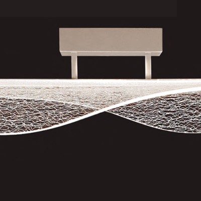 ACRYLIC CEILING PLATE L:73.5cm WHITE SPAIN