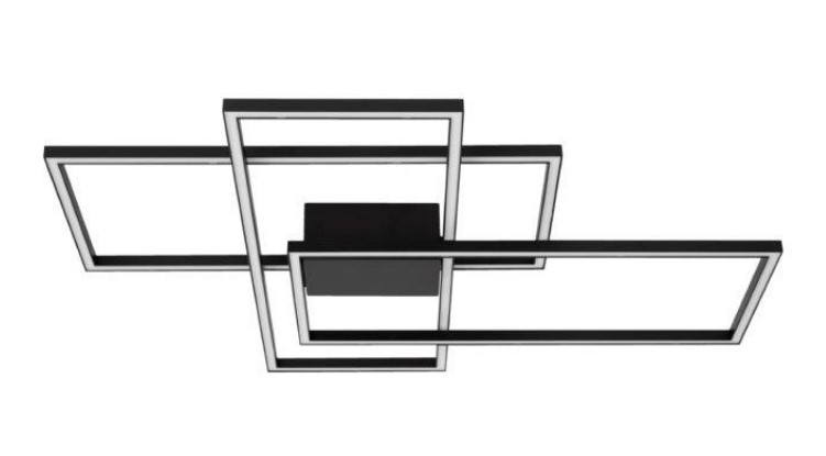 LED CEILING LIGHT 90cm 3550lm MAT BLACK