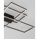 LED CEILING LIGHT 90cm 3550lm MAT BLACK