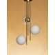 METAL AND GLASS CEILING LIGHT H:70cm