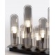 CEILING LIGHT 6XG9 L:38cm SMOKY GRAY GLASS
