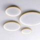 BRUSHED GOLD CEILING LAMP D58cm ITALY