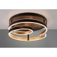 BLACK-GOLD LED CEILING LIGHT D:55cm