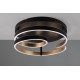 BLACK-GOLD LED CEILING LIGHT D:55cm