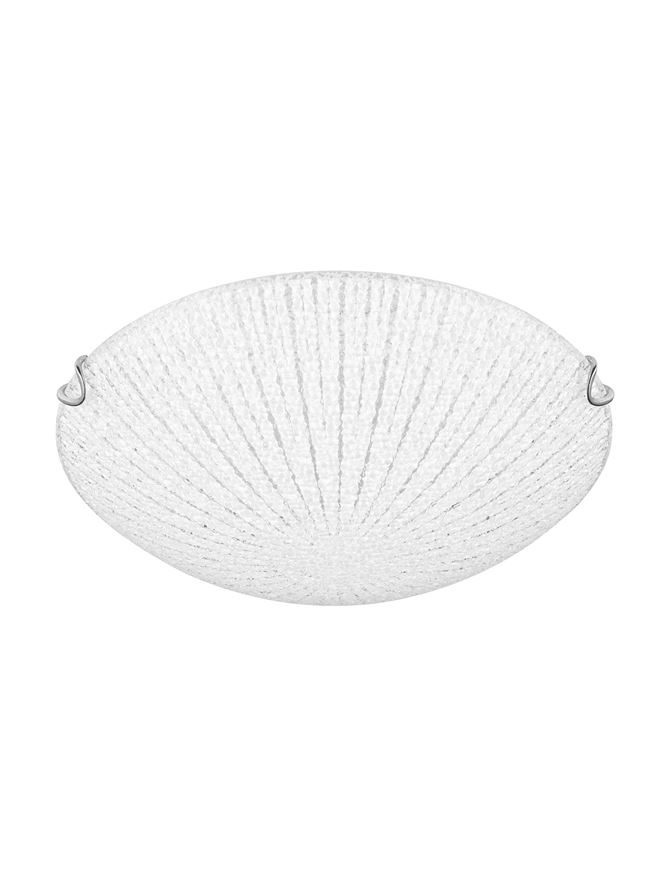 Οροφής 2/φωτο White & Clear Structured Glass