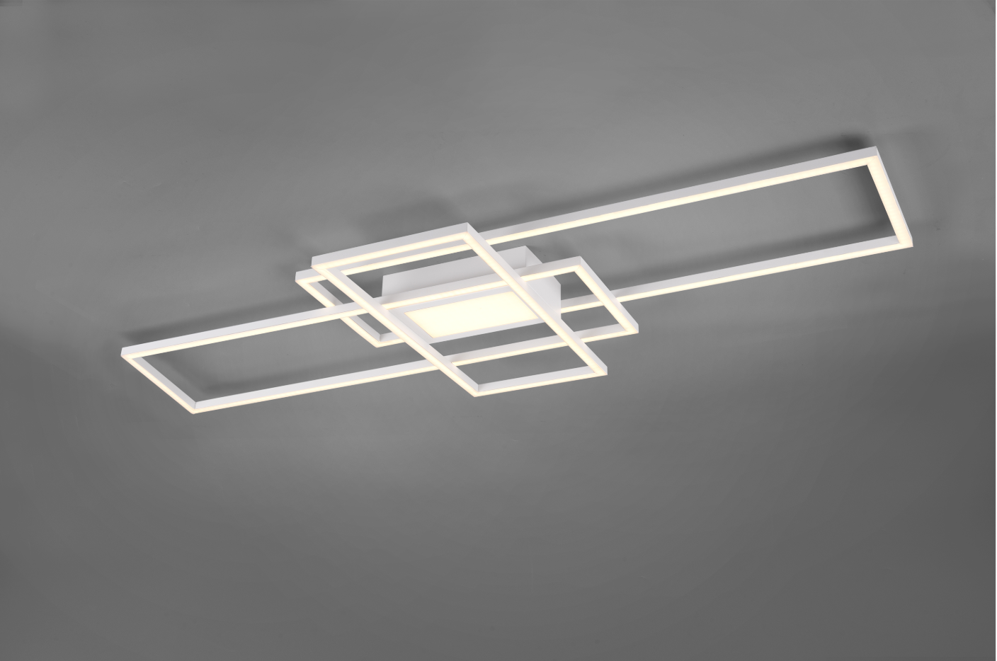 ΟΡΟΦΗΣ LED METAL WHITE MAT W 105CM H 6CM