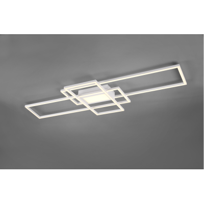 ΟΡΟΦΗΣ LED METAL WHITE MAT W 105CM H 6CM