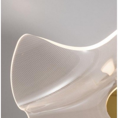 CEILING PLATE GOLD ALUMINUM&ACRYLIC D:50cm