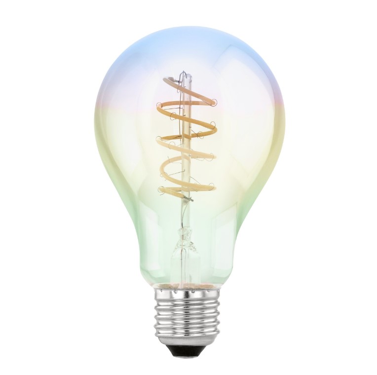 DECORATIVE E27 LIGHTBULB PASTEL RAINBOW