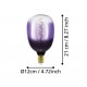DECORATIVE GRADIENT PURPLE BULB E27 Ø12cm
