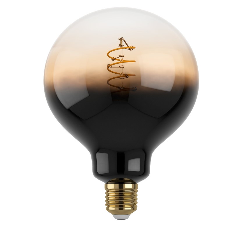ROUND YELLOW DECORATIVE E27 LIGHT BULB