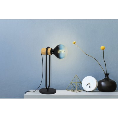 ROUND BLUE DECORATIVE E27 LIGHT BULB