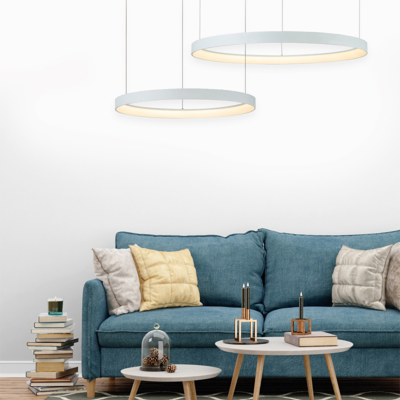 SMART LED SUSPENSION RING WHITE D:100cm