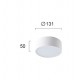 ΜΕΤΑΛΛΙΚΟ DOWNLIGHT LED   ΟΡΟΦΗΣ D 131  MM