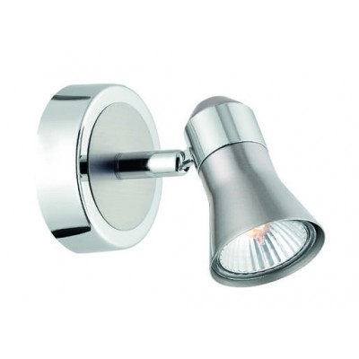SPOT SATIN NICKEL D: 8 H: 11 cm 