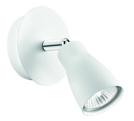 SPOT WHITE ALUMINIUM D: 8 H: 15.7 cm