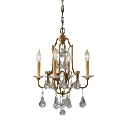 BELLE EPOQUE 4ΦΩΤΟ ΟΞΥΝΤΕ ΜΠΡΟΝΖΕ ΜΕ ΚΡΥΣΤΑΛΛΑ H:55,2cm USA