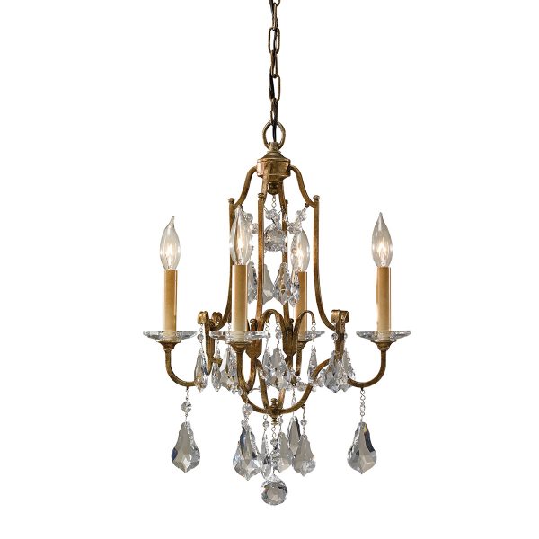 BELLE EPOQUE 4ΦΩΤΟ ΟΞΥΝΤΕ ΜΠΡΟΝΖΕ ΜΕ ΚΡΥΣΤΑΛΛΑ H:55,2cm USA