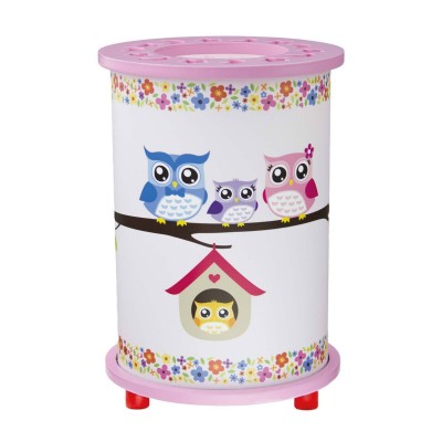 Πορτατίφ LED Κουκουβάγια Ροζ Owl