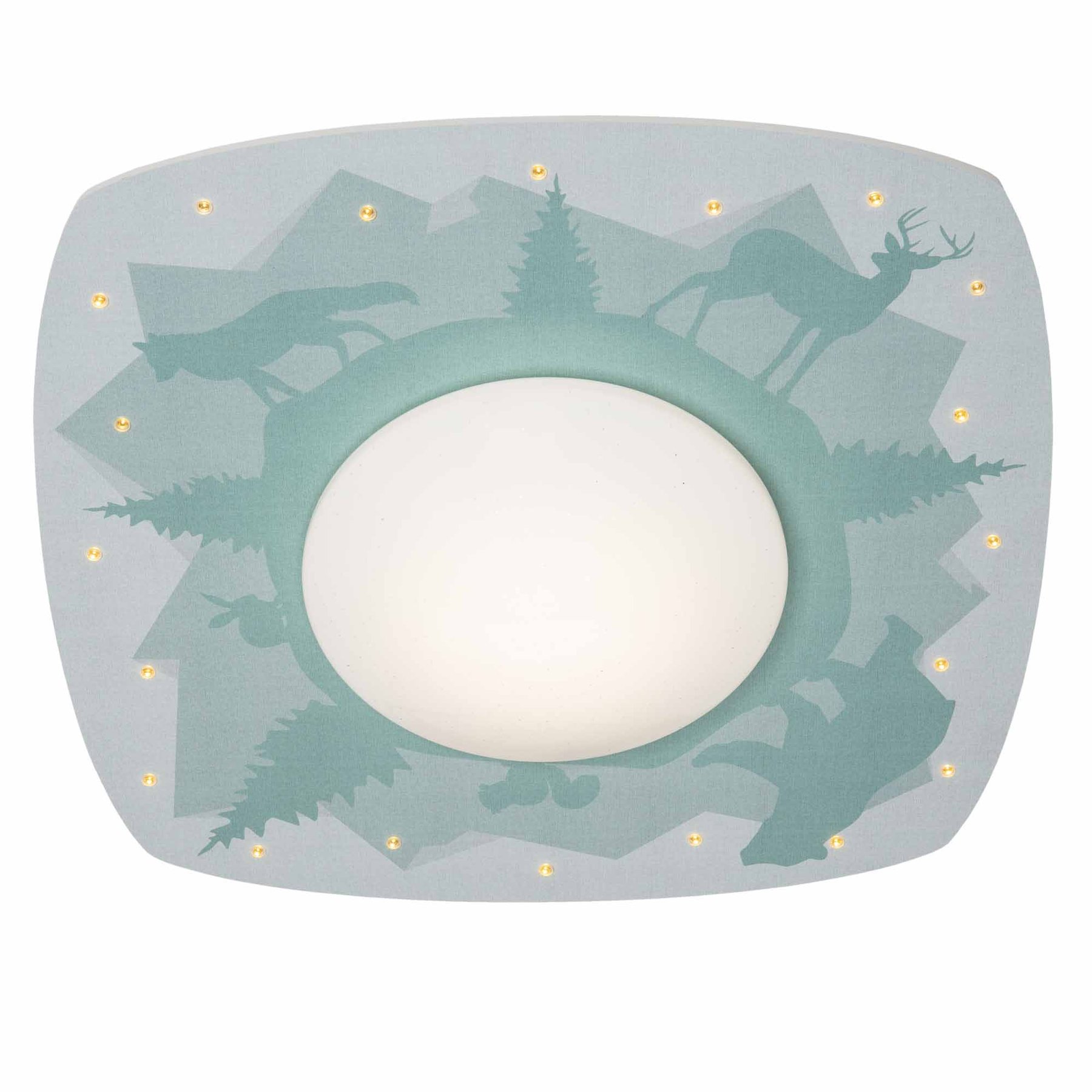 Φωτιστικό Οροφής LED Δάσος Μέντα Trio Wald Forest Scandi