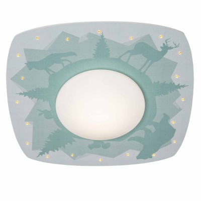 Φωτιστικό Οροφής LED Δάσος Μέντα Trio Wald Forest Scandi