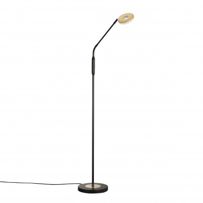 Επιδαπέδιο Φωτιστικό LED 7,5W Dent Μαύρο-Χρυσό 2700/3350/4000K 40497